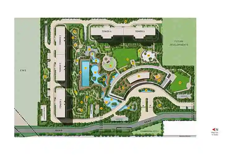 the lake omaxe floor plan